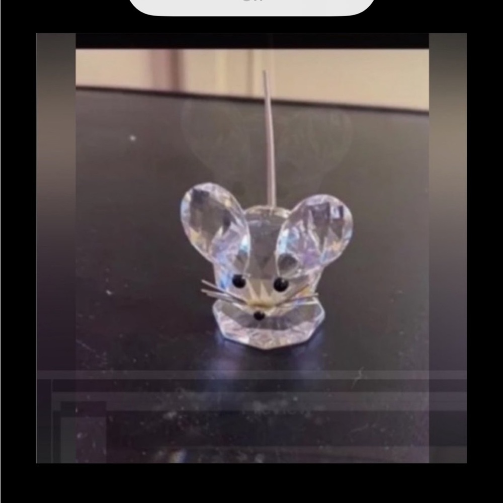 Vintage Swarovski Mouse Figurine.